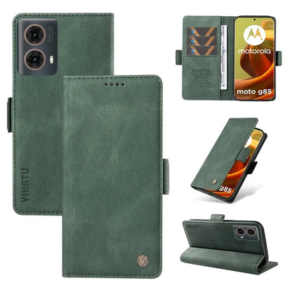 YIKATU YK-005 For Motorola Moto G85 5G / S50 Neo 5G Case Skin-Touch Leather Phone Cover