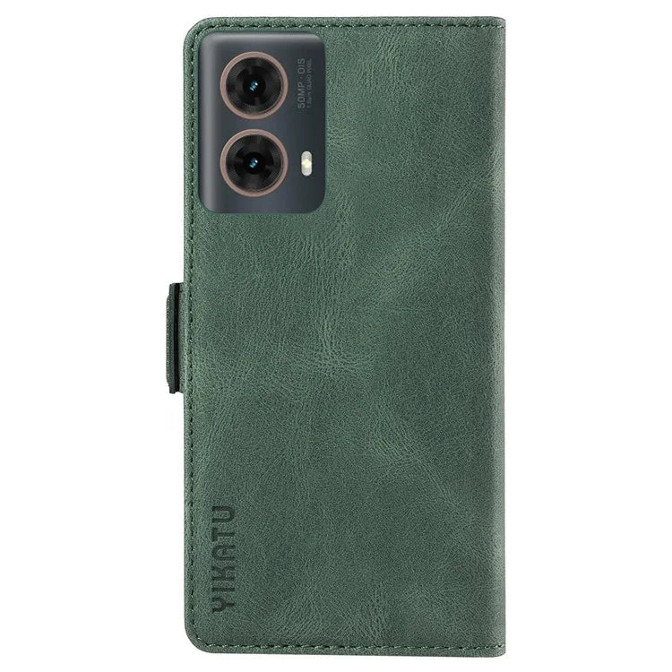 YIKATU YK-005 For Motorola Moto G85 5G / S50 Neo 5G Case Skin-Touch Leather Phone Cover