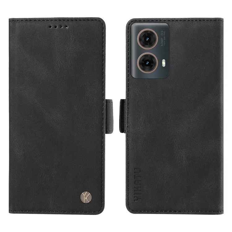 YIKATU YK-005 For Motorola Moto G85 5G / S50 Neo 5G Case Skin-Touch Leather Phone Cover