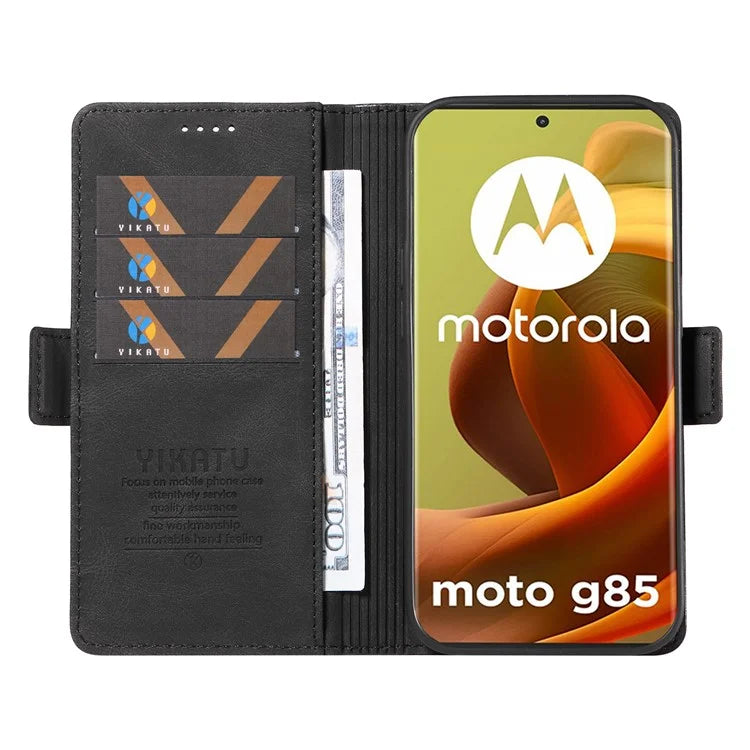 YIKATU YK-005 For Motorola Moto G85 5G / S50 Neo 5G Case Skin-Touch Leather Phone Cover