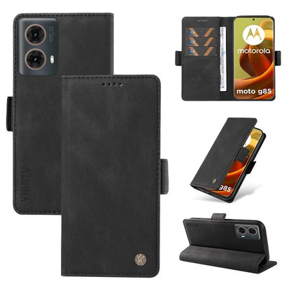 YIKATU YK-005 For Motorola Moto G85 5G / S50 Neo 5G Case Skin-Touch Leather Phone Cover