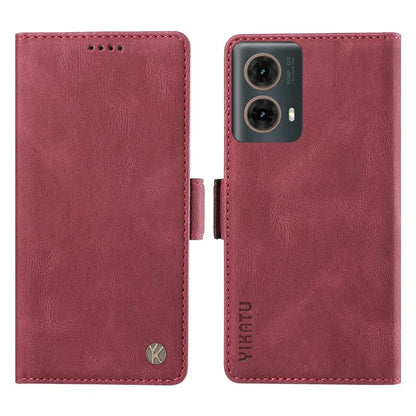YIKATU YK-005 For Motorola Moto G85 5G / S50 Neo 5G Case Skin-Touch Leather Phone Cover