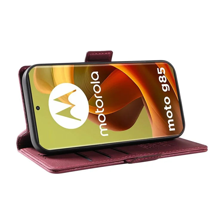 YIKATU YK-005 For Motorola Moto G85 5G / S50 Neo 5G Case Skin-Touch Leather Phone Cover