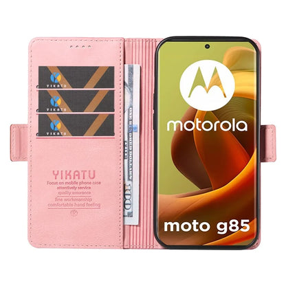 YIKATU YK-005 For Motorola Moto G85 5G / S50 Neo 5G Case Skin-Touch Leather Phone Cover