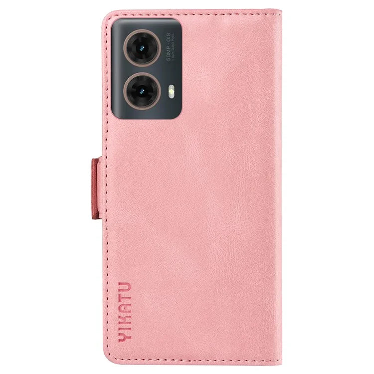 YIKATU YK-005 For Motorola Moto G85 5G / S50 Neo 5G Case Skin-Touch Leather Phone Cover