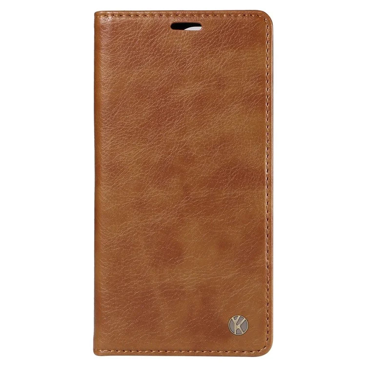 YIKATU YK-006 For Motorola Moto G85 5G / S50 Neo 5G Wallet Case Litchi Texture Leather Phone Cover