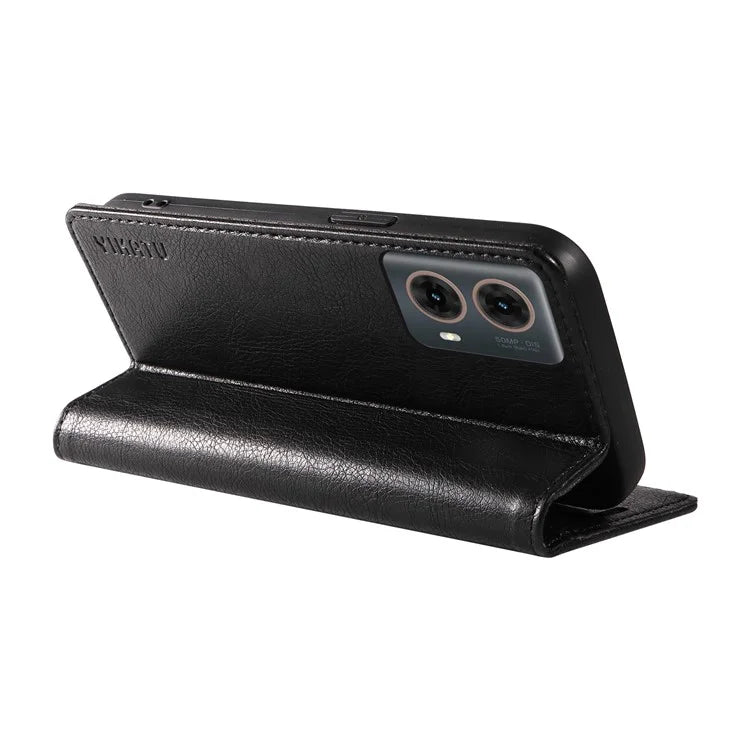 YIKATU YK-006 For Motorola Moto G85 5G / S50 Neo 5G Wallet Case Litchi Texture Leather Phone Cover