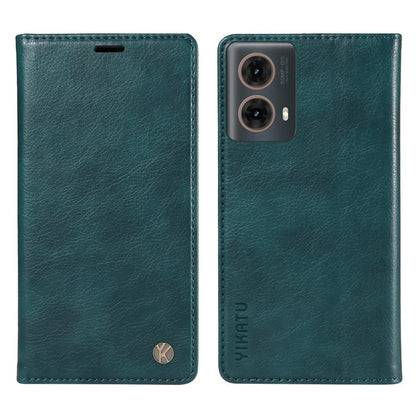 YIKATU YK-006 For Motorola Moto G85 5G / S50 Neo 5G Wallet Case Litchi Texture Leather Phone Cover