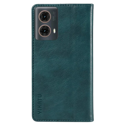 YIKATU YK-006 For Motorola Moto G85 5G / S50 Neo 5G Wallet Case Litchi Texture Leather Phone Cover