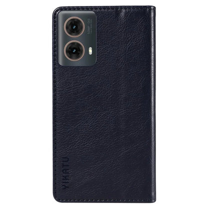 YIKATU YK-006 For Motorola Moto G85 5G / S50 Neo 5G Wallet Case Litchi Texture Leather Phone Cover
