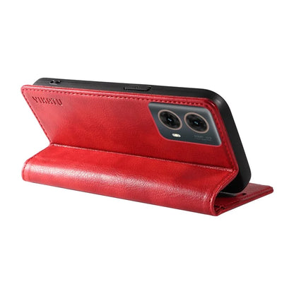 YIKATU YK-006 For Motorola Moto G85 5G / S50 Neo 5G Wallet Case Litchi Texture Leather Phone Cover