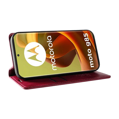 YIKATU YK-006 For Motorola Moto G85 5G / S50 Neo 5G Wallet Case Litchi Texture Leather Phone Cover
