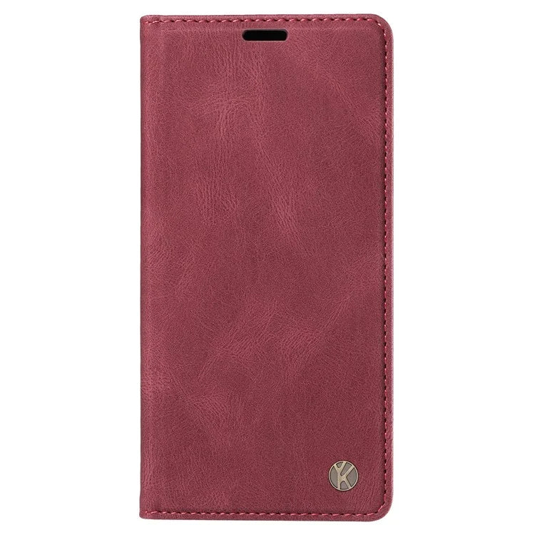 YIKATU YK-004 For Motorola Moto G85 5G / S50 Neo 5G Case Leather Phone Wallet Cover Skin-Touch