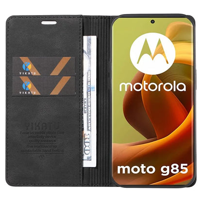 YIKATU YK-004 For Motorola Moto G85 5G / S50 Neo 5G Case Leather Phone Wallet Cover Skin-Touch