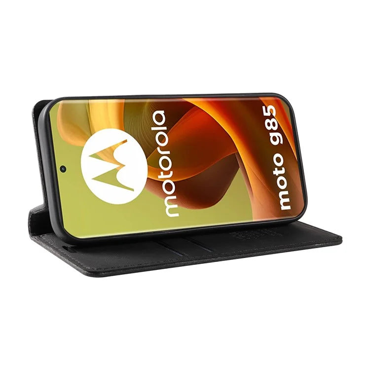 YIKATU YK-004 For Motorola Moto G85 5G / S50 Neo 5G Case Leather Phone Wallet Cover Skin-Touch