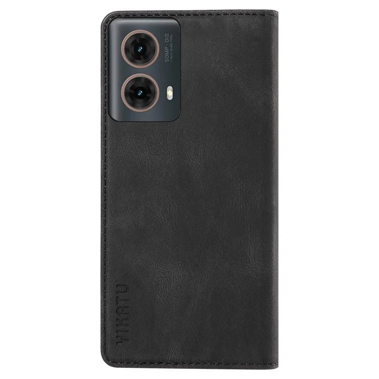 YIKATU YK-004 For Motorola Moto G85 5G / S50 Neo 5G Case Leather Phone Wallet Cover Skin-Touch