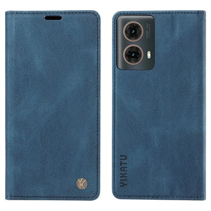 YIKATU YK-004 For Motorola Moto G85 5G / S50 Neo 5G Case Leather Phone Wallet Cover Skin-Touch
