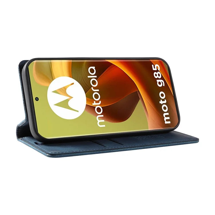 YIKATU YK-004 For Motorola Moto G85 5G / S50 Neo 5G Case Leather Phone Wallet Cover Skin-Touch