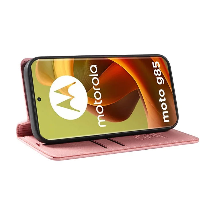 YIKATU YK-004 For Motorola Moto G85 5G / S50 Neo 5G Case Leather Phone Wallet Cover Skin-Touch