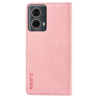 YIKATU YK-004 For Motorola Moto G85 5G / S50 Neo 5G Case Leather Phone Wallet Cover Skin-Touch