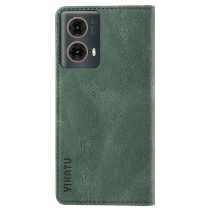 YIKATU YK-004 For Motorola Moto G85 5G / S50 Neo 5G Case Leather Phone Wallet Cover Skin-Touch