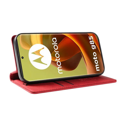 YIKATU YK-004 For Motorola Moto G85 5G / S50 Neo 5G Case Leather Phone Wallet Cover Skin-Touch