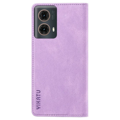 YIKATU YK-004 For Motorola Moto G85 5G / S50 Neo 5G Case Leather Phone Wallet Cover Skin-Touch