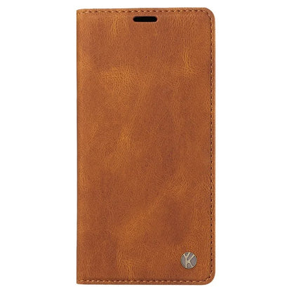 YIKATU YK-004 For Motorola Moto G85 5G / S50 Neo 5G Case Leather Phone Wallet Cover Skin-Touch