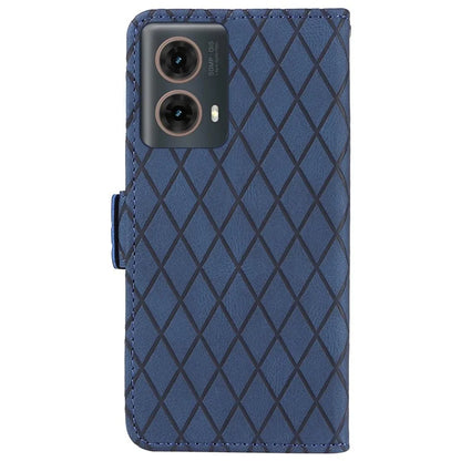 For Motorola Moto G85 5G / S50 Neo 5G Case Rhombus Leather Phone Cover with Wallet Stand