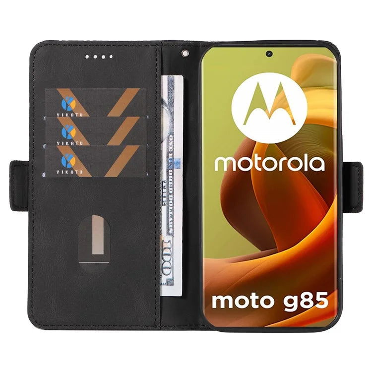 For Motorola Moto G85 5G / S50 Neo 5G Case Rhombus Leather Phone Cover with Wallet Stand