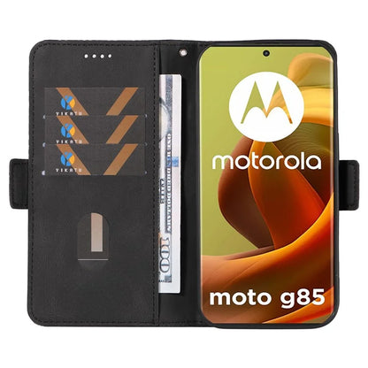 For Motorola Moto G85 5G / S50 Neo 5G Case Rhombus Leather Phone Cover with Wallet Stand