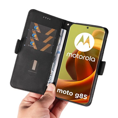 For Motorola Moto G85 5G / S50 Neo 5G Case Rhombus Leather Phone Cover with Wallet Stand