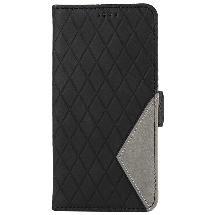 For Motorola Moto G85 5G / S50 Neo 5G Case Rhombus Leather Phone Cover with Wallet Stand