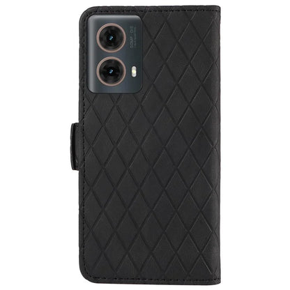 For Motorola Moto G85 5G / S50 Neo 5G Case Rhombus Leather Phone Cover with Wallet Stand