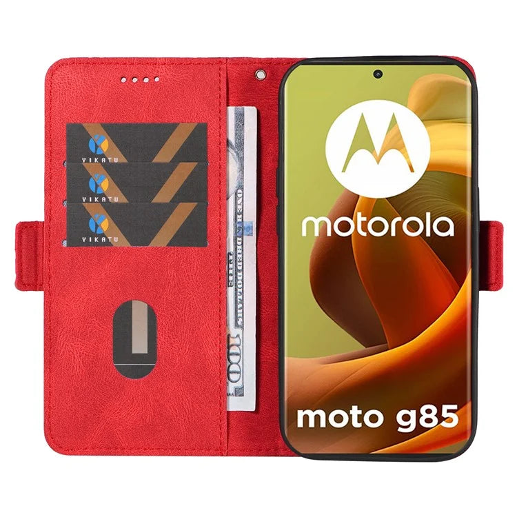 For Motorola Moto G85 5G / S50 Neo 5G Case Rhombus Leather Phone Cover with Wallet Stand