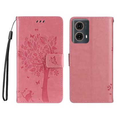 KT Imprinting Flower Series-3 For Motorola Moto G85 5G / S50 Neo 5G Case Wallet Card Slots Leather Phone Cover