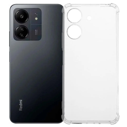 For Xiaomi Redmi 13C 4G / Poco C65 4G TPU Cover Enhanced Four Corner Clear Phone Case