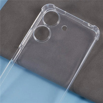 For Xiaomi Redmi 13C 4G / Poco C65 4G TPU Cover Enhanced Four Corner Clear Phone Case