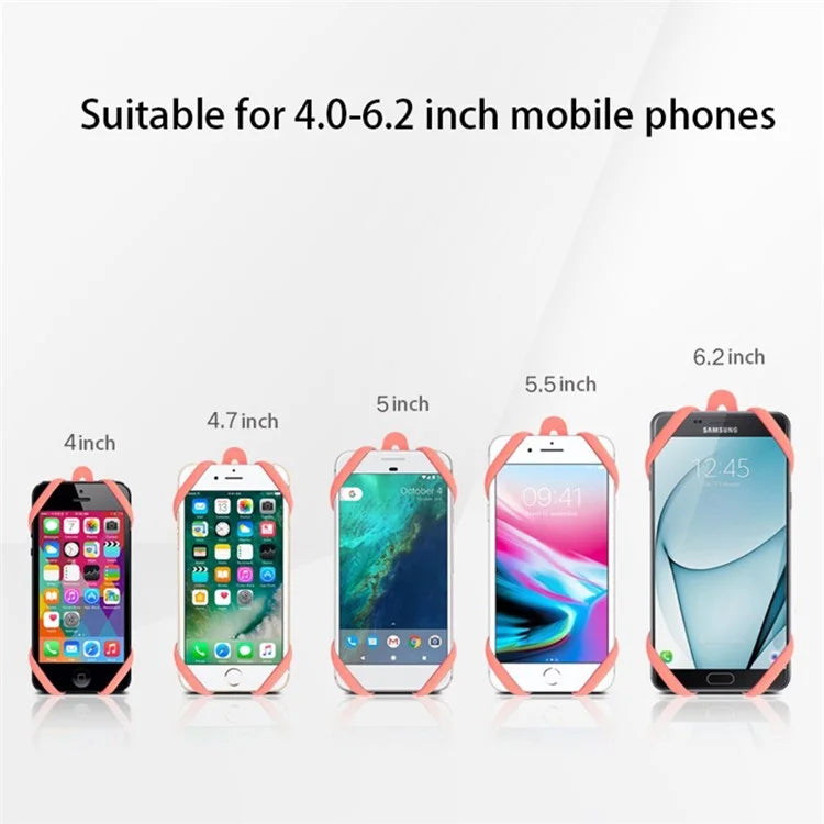 Neck Strap Silicone Phone Holder Cord Compatible with 4.0-6.2 inch Smartphones