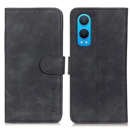 KHAZNEH For OnePlus Nord CE4 Lite 5G / Oppo K12x 5G (China) Case PU Leather Retro Texture Phone Cover