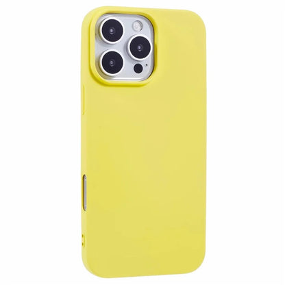 For iPhone 16 Pro Case Soft TPU Fiber Lining Protective Phone Cover