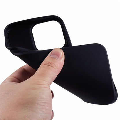 For iPhone 16 Pro Case Soft TPU Fiber Lining Protective Phone Cover