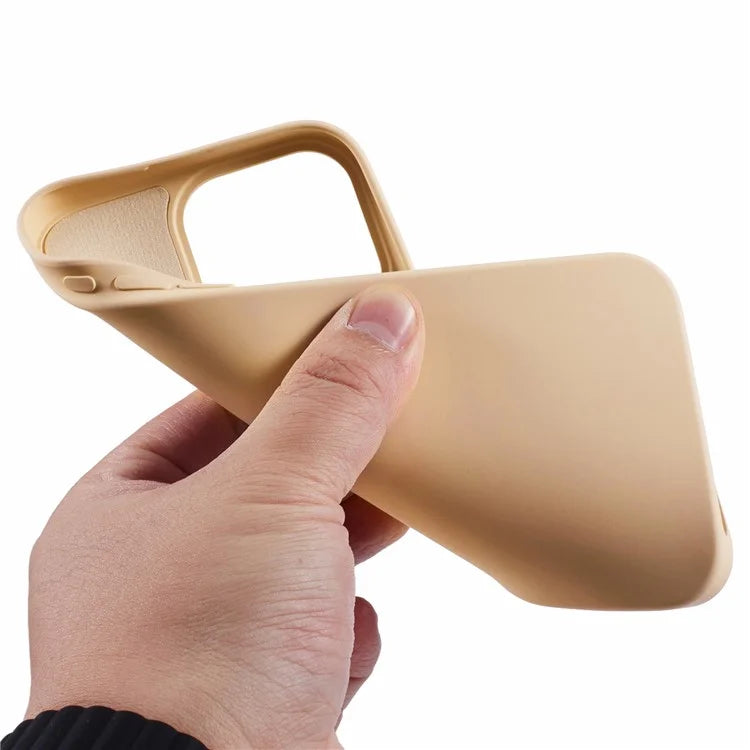 For iPhone 16 Pro Case Soft TPU Fiber Lining Protective Phone Cover