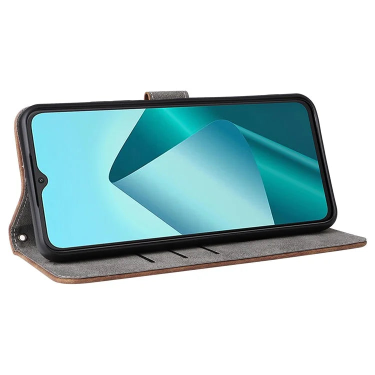For Wiko T20 Leather Case RFID Blocking Wallet Phone Cover with Strap