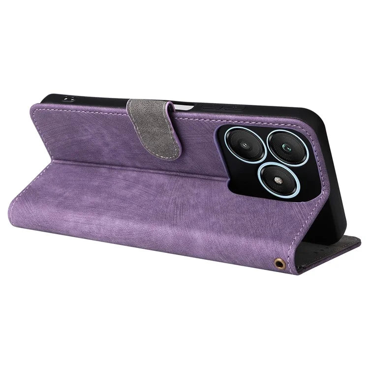For Wiko T20 Leather Case RFID Blocking Wallet Phone Cover with Strap