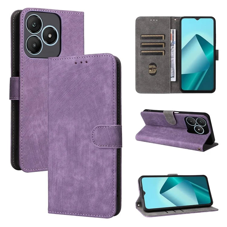 For Wiko T20 Leather Case RFID Blocking Wallet Phone Cover with Strap