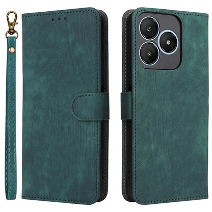 For Wiko T20 Leather Case RFID Blocking Wallet Phone Cover with Strap