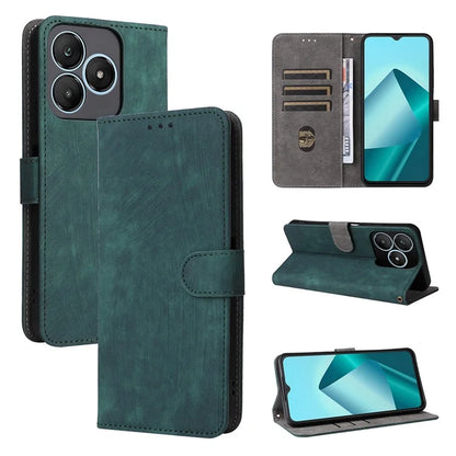For Wiko T20 Leather Case RFID Blocking Wallet Phone Cover with Strap