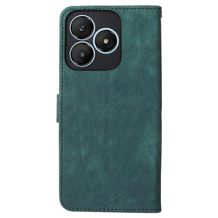 For Wiko T20 Leather Case RFID Blocking Wallet Phone Cover with Strap