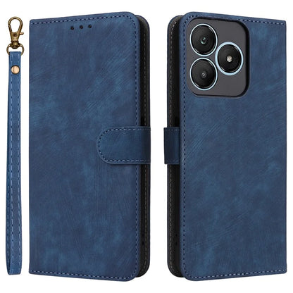 For Wiko T20 Leather Case RFID Blocking Wallet Phone Cover with Strap
